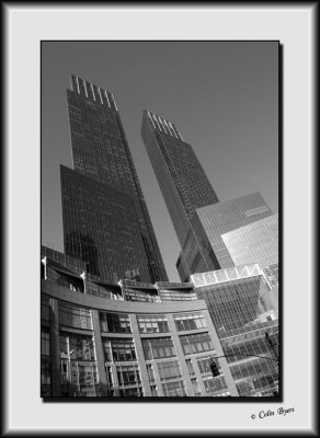 Architecture & Sights - COLUMBUS CIRCLE TIME WARNER BUILDINGS_DS27318-bw.jpg