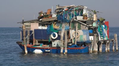 where fishermen store their gear