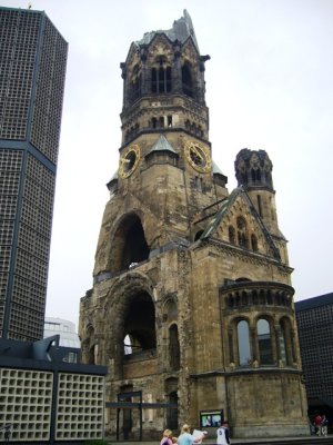 the damaged church