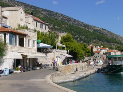 The town center