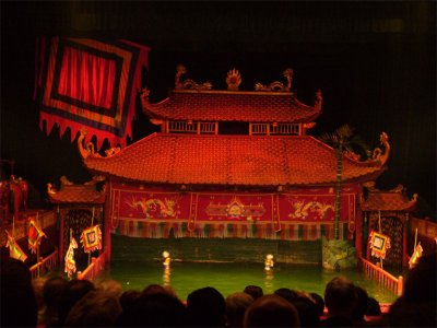 Water puppet stage