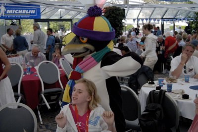 A visit from the Penguin