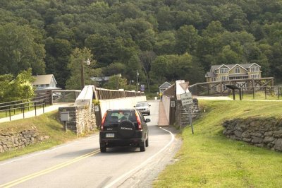 One lane road bridge