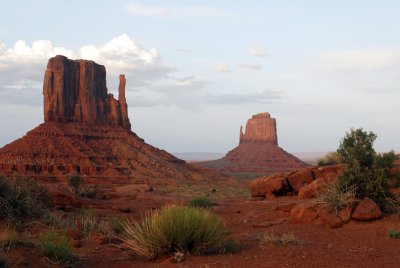 Monument Valley - The Mittens at Sunset, Another View