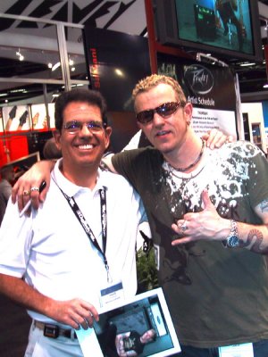 Gary Hoey and fan