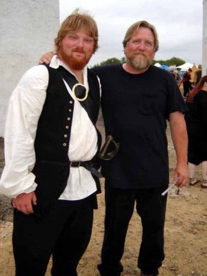 That's Paul on the right and his son Eric  on the left.  Or as I call them, Paul Senior, and Paulie.  Great fair guys!