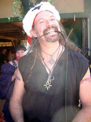 Santa Rev is coming to town!  with leather in his teeth?  oh, it's gonna be a good christmas