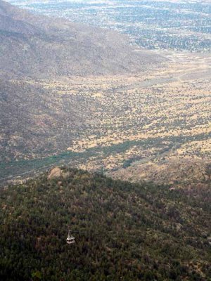 I had several opportunities to look back to Albuquerque as I took my hike to the Stone cabin.