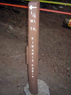 I had been walking for almost 45 minutes when I saw this sign. even then, the sign lied. It was farther!