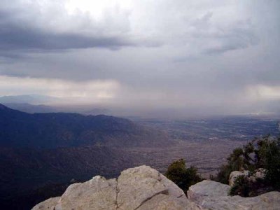 Yep, those are rain clouds coming my way ,and fast! I got caught, but it wasn't bad at all.