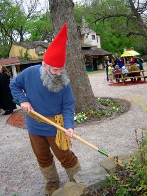 Who let the garden gnome out?