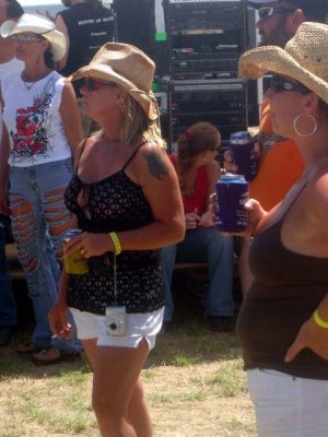 The biker babes were out in full show this day