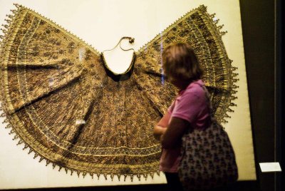 Cape made from silk