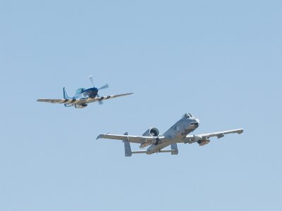 P51  Mustang and A10 warthog
