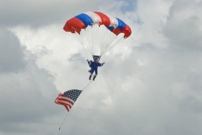 RC parachutist