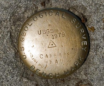 Geodetic Marker for Ceasers Head North Carolina  w Nikon 12/24