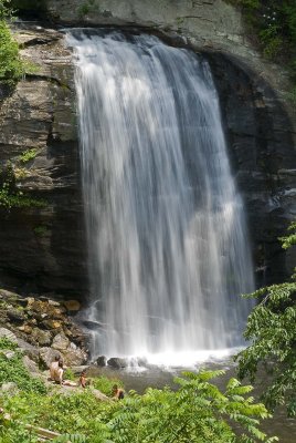 Looking Glass waterfall North Carolina, Pishga  Nat. Forest