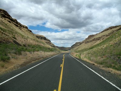 The view up Devils Canyon.