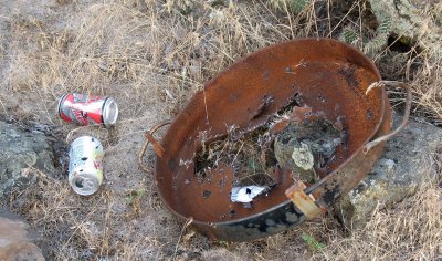 Why the hell do people leave so much garbage at campgrounds???