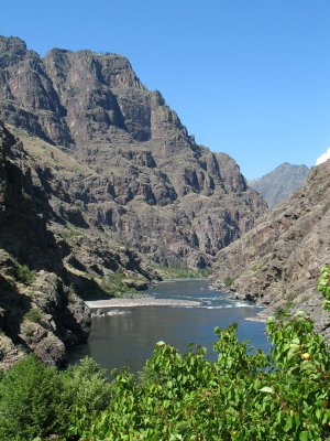 The view north from the Hells Canyon Rec Site.