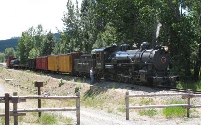 A Sumpter Valley Railroad train.