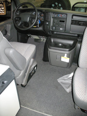 Chevy van interior