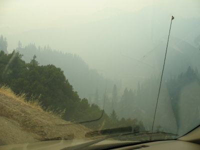 Smoke in the canyon