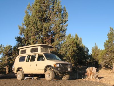 Sunrise at Green Mountain camp