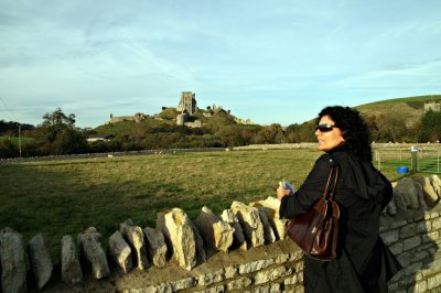 Corfe Castle in Dorset