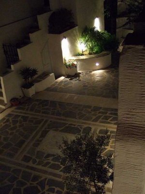 The courtyard at St.Anna