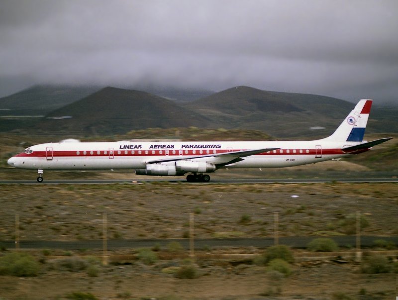on a fuel stop at Tenerife South around 1990.