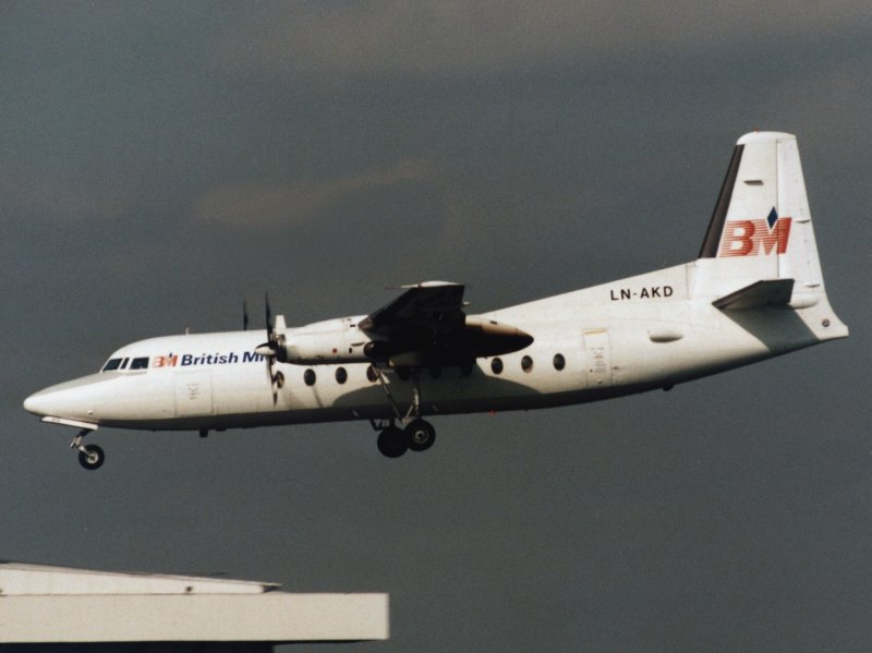 Fokker FK-27 LN-AKD
