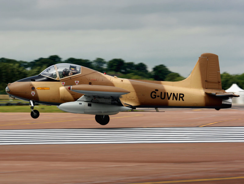 Jet Provost G-UVNR 12-07-07.