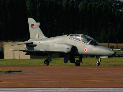 BAe Hawk A-3483 Of Indian Air Force, taxiing after landing, 16-07-07
