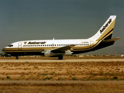 taxiing for a 06L dep at PMI in 1986.