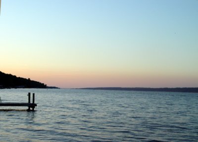 Twilight on Cayuga Lake