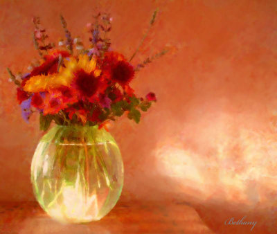 flowers in vase