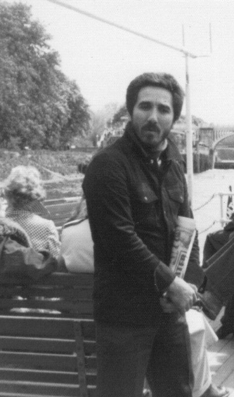 Gino Mangifesta Manager of the Grosvenor House Salon, on the Thames at Richmond, London