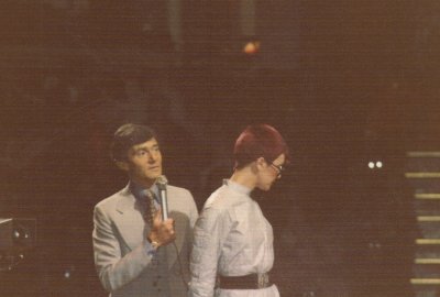 Vidal Sassoon at the Albert Hall Show.