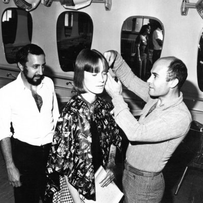 1974  Santilli with Joshua Galvin in Germany for Wella.