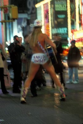 Naked cowboy