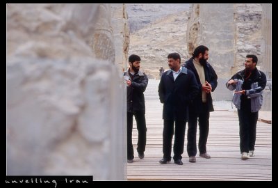 Visitors at Persepolis