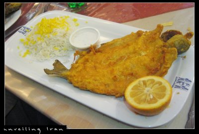 Fish, Deep Fried served with Rice