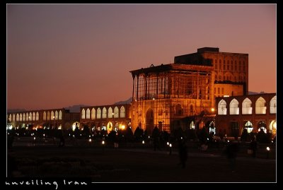 Ali Qapu Palace at Night