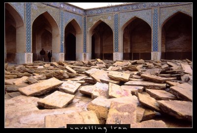 Restoration at Nasirol-Molk Mosque, Shiraz