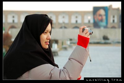 SHE  is Shooting Khomeini