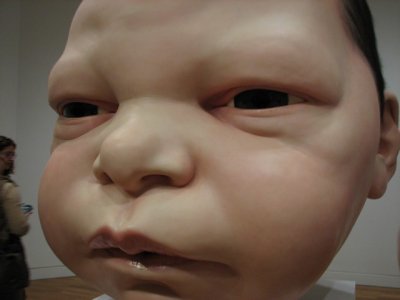 Big Baby Head - Ron Mueck exhibit