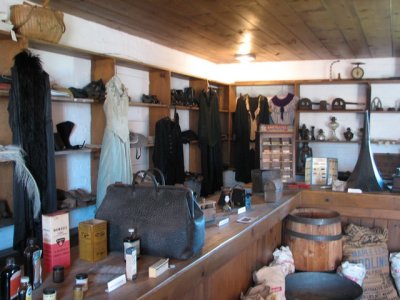 The company store at the Miners' Museum