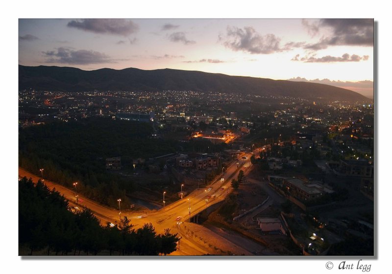 the bright lights of Dohuk city
