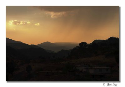 Rain in the mountains